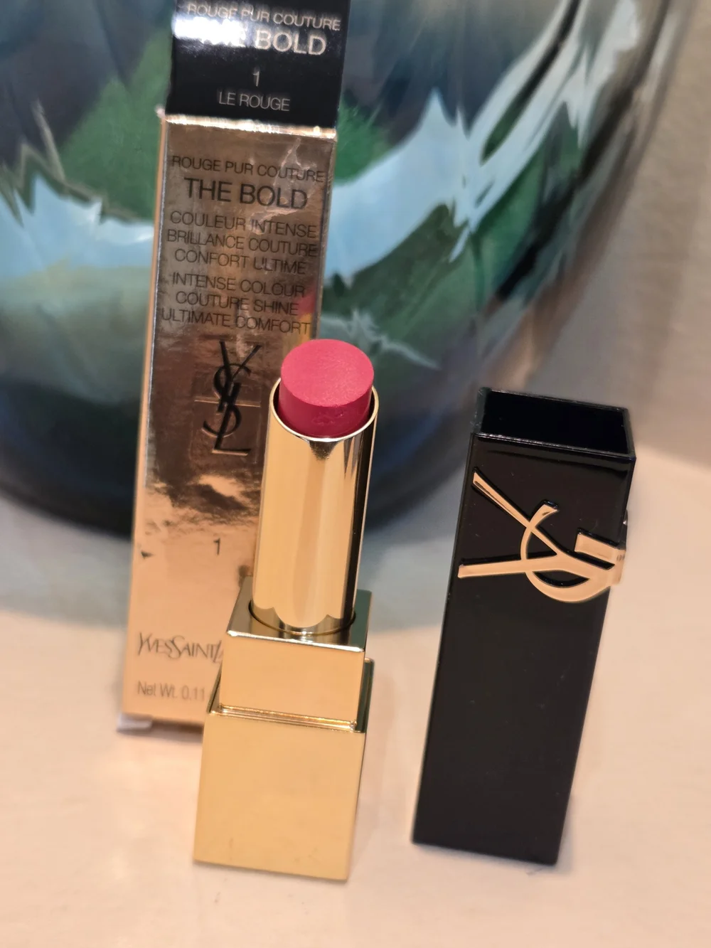 YSL Rouge Pur Couture The Bold Lipstick #1 Le Rouge 3g Full Size New in Box